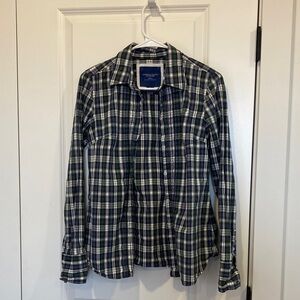 American Eagle Outfitters Women Plaid Shirt